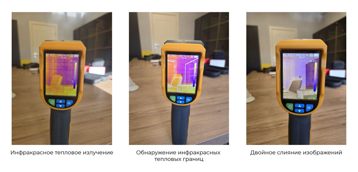 Режимы отображения термограммы