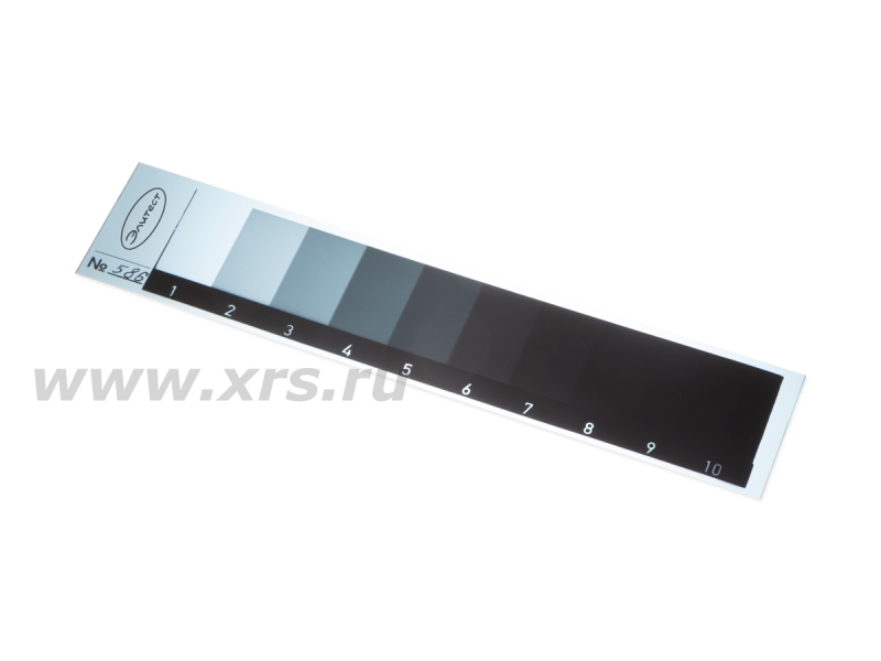 Линейка оптической плотности ЭЛИТЕСТ ЛОП-10 в подарок к денситометру-яркомеру XRS-4400